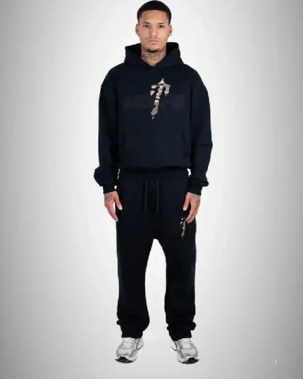 Nofs X Trapstar Hoodie Black Camo
