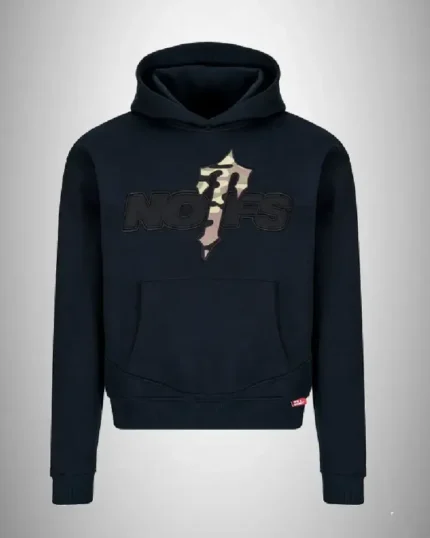 Nofs X Trapstar Hoodie Black Camo