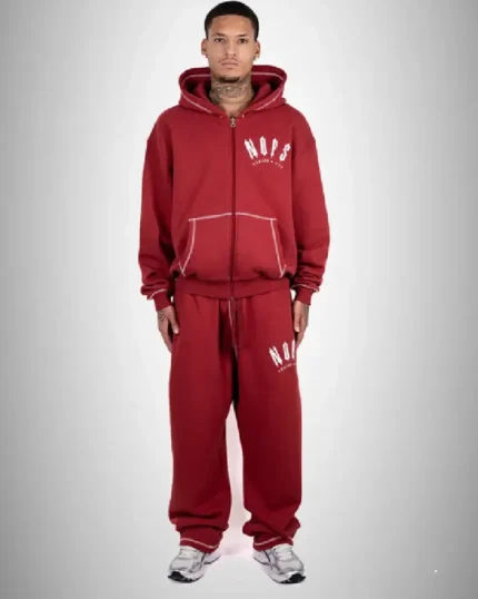 Nofs X Trapstar Exclusive Red Jogger