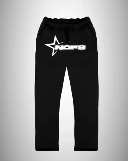 Nofs in Black Sweatpants and Joggers
