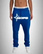 Nofs in Blue Sweatpants & Joggers
