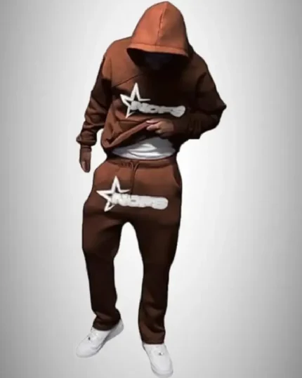 Nofs in Brown Sweatpants