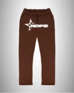 Nofs in Brown Sweatpants