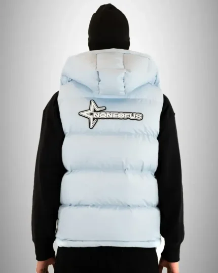 NOFS Puffer Vest Jacket Baby Blue