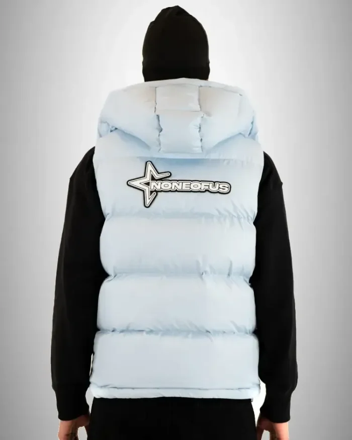 NOFS Puffer Vest Jacket Baby Blue