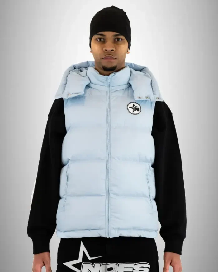 NOFS Puffer Vest Jacket Baby Blue