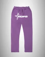 Nofs in Purple Sweatpants