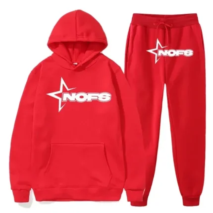 Full Red Nofs Tracksuit